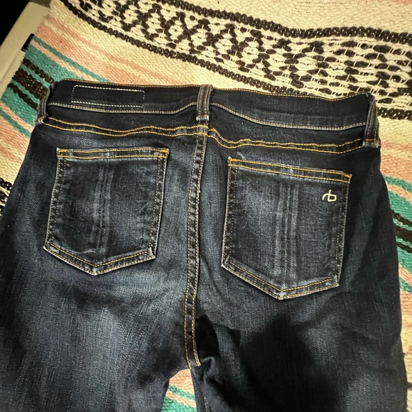 Dark Washed Rag & Bone Jeans - Picture 8 of 8